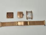 Bulova 14K Rose Gold Tank Watch for Repair
