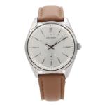 Seiko 66-7109 Men's Vintage Silver Sunburst Watch
