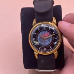 Soviet Sputnik Men's Mechanical Watch with Black Dial