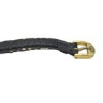 Gucci Vintage Gold Plated Black Face Watch