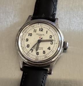 WWII Era Vintage Imperial Military Men's Wristwatch