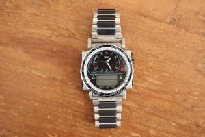 Vintage Timex Zulu Dual Time Pilot Watch