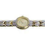 Bucherer Q Vintage 80's Gold Plated Diamond Watch