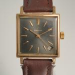 1960s Vintage Zenith Respirator Square Date Watch