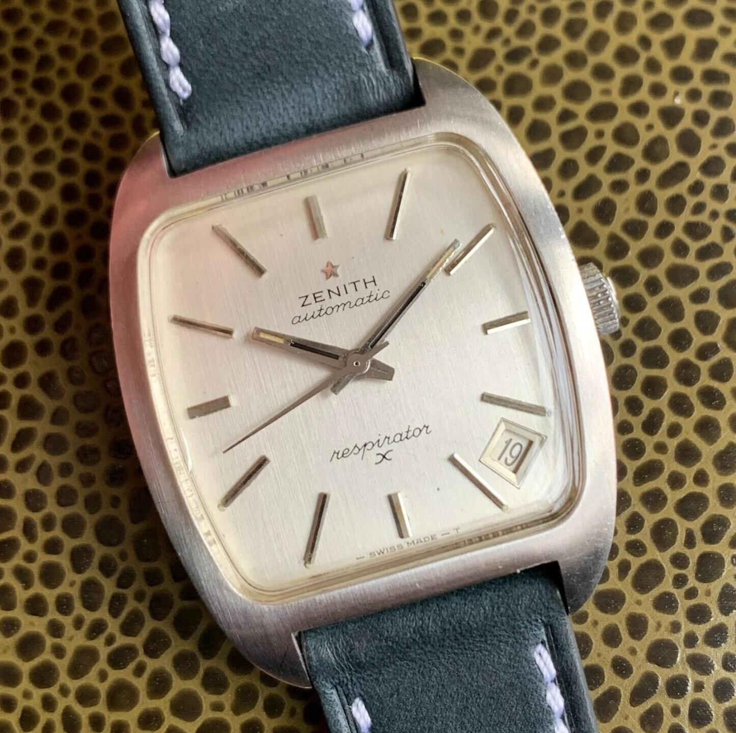 Zenith Respirator X Date Automatic Stainless Steel Watch