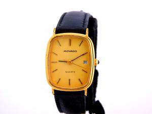 Vintage Movado Zenith 18K Gold Plate Ladies Watch