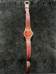 Movado Zenith Museum Watch with Burgundy Leather Band