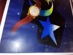 Vintage Zenith Watch Poster by Paul Colin 1950