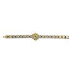 Bucherer Q Vintage 80's Gold Plated Diamond Watch
