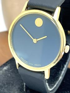 Movado Zenith Women's Vintage Swiss Watch, Blue Dial