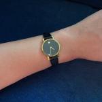 Movado Vintage Zenith Museum Dial Gold Watch