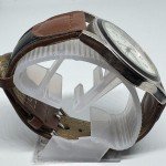 Men's Vintage Silver CG Quartz Military Watch