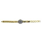 Bucherer Q Vintage 80's Gold Plated Diamond Watch