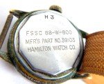 1940s Hamilton FSSC Military Grade Wristwatch