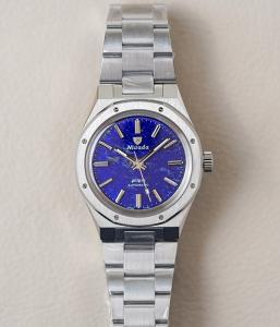 Nivada Grenchen F77 Automatic Lapis Lazuli Watch