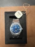 Nivada Grenchen F77 Blue Dial Date Watch