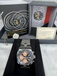 Nivada Grenchen Chronosport Salmon Limited Edition Watch
