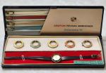 1960s Croton Nivada Grenchen Colorama VI Watch Set