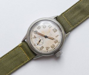 Original Vintage ELGIN WW2 Military Watch with Luminous Strap