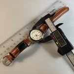Men's Vintage Silver CG Quartz Military Watch