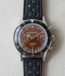 Nivada Grenchen Chronomaster Tropical Black Strap