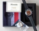 Nivada Grenchen Chronomaster Tropical Black Strap