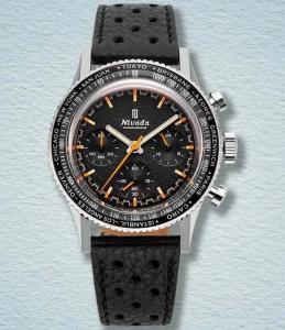 Nivada Grenchen Chronoking MecaQuartz GMT Watch