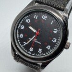 Men's Vintage FMD Black Military Quartz Watch