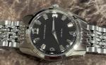 Nivada Grenchen Antarctic Black Dial 35mm Watch