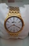 Nivada Grenchen Gold Tone Quartz Vintage Watch