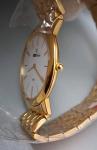 Nivada Grenchen Gold Tone Quartz Vintage Watch