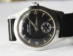 Vintage Croton Nivada Grenchen Sportsman Black Dial