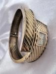 Rare Vintage Croton Nivada Grenchen Women's Cuff Watch