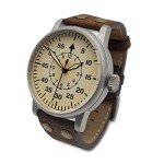 Vintage WW2 Military Pilot Watch with Leather Strap