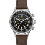 Bulova Men’s Military Heritage Automatic Leather Watch