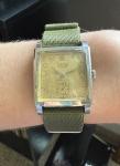 Rare 1940s Eterna Waterproof Tank Watch