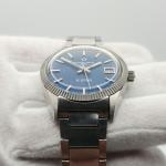 Eterna-Matic 1000 Men's Vintage Silver and Blue Watch