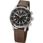 Bulova Men’s Military Heritage Automatic Leather Watch