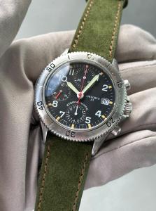 Eterna-Matic Airforce III Chronograph 39mm Vintage Watch