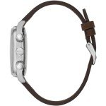 Bulova Men’s Military Heritage Automatic Leather Watch