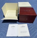 Eterna Mahogany Brown Vintage Watch Box with Extras