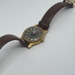 Vintage Gold Tone Military Quartz Watch for All