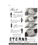 Eterna Vintage Ad: Accuracy Since 1856