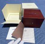 Eterna Mahogany Brown Vintage Watch Box with Extras