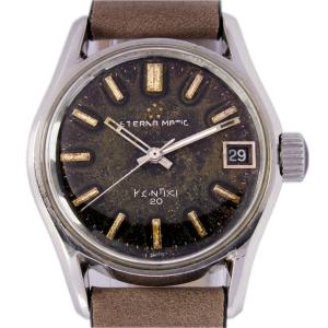 Eternamatic Kontiki 20 Tropical Brown Dial Watch