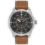 Citizen Eco-Drive 3-Hand Date Leather Watch