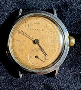 1940s Eterna 17 Jewels Military Automatic Watch