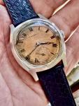 Jumbo Eterna "Majetek" WWII Wrist Watch - Copper Dial