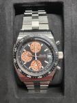Nivada Grenchen Chronosport Salmon Dial Watch