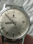 Buren Men's Mechanical 17 Jewel Vintage Watch